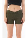 BİKELİFE Mini High Waist Lycra Stretchy Cotton Shorts & Bermuda