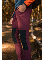 Nordblanc Vínové pánské outdoorové kalhoty CLOUT