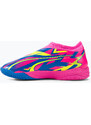 Dětské kopačky PUMA Ultra Match LL Energy IT+Mid Jr luminous pink/ultra blue/yellow alert