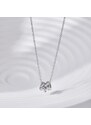 Stříbrný náhrdelník s kroužky zdobenými zirkony - Meucci SYN010