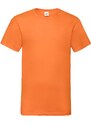Pomarańczowa koszulka męska Valueweight V-Neck Fruit of the Loom