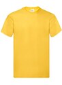 Original Fruit of the Loom Men's Yellow T-Shirt