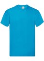 Blue Men's T-shirt Original Fruit of the Loom