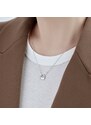 Stříbrný náhrdelník s kroužkem - Meucci SYN013