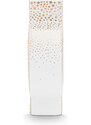 Pip Studio Royal Winter porcelánová váza 15,5x4,5x16,5 cm, bílá