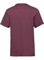 Burgundy Fruit of the Loom Cotton T-shirt