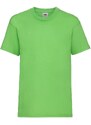 Green Fruit of the Loom Kids Cotton T-shirt