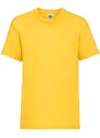 Yellow Cotton T-shirt Fruit of the Loom