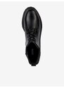 Černé dámské kožené kotníkové boty Geox Iridea - Dámské