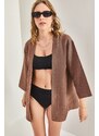 Bianco Lucci Women's Basic Kimono