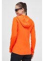 Sportovní mikina Jack Wolfskin Baiselberg oranžová barva, s kapucí, 1710772