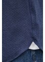 Košile Michael Kors tmavomodrá barva, slim, s klasickým límcem