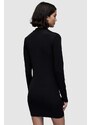 Šaty AllSaints WD014Z HOLLY DRESS černá barva, mini