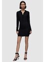 Šaty AllSaints WD014Z HOLLY DRESS černá barva, mini