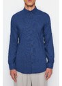 Trendyol Men's Indigo Super Slim Fit Shirt