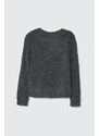 Dětský svetr s příměsí vlny Guess šedá barva, lehký
