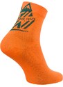 Unisex enduro ponožky Silvini Orino oranžová/modrá