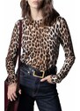 Kašmírový svetr s leopardím vzorem - ZADIG & VOLTAIRE
