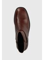 Kožené kotníkové boty Vagabond Shoemakers SHEILA dámské, červená barva, na plochém podpatku, 5635.301.27