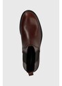 Kožené kotníkové boty Vagabond Shoemakers AMINA dámské, červená barva, na plochém podpatku, 5603.001.27