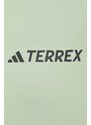 Sportovní mikina adidas TERREX Multi zelená barva