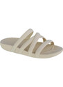 BÉŽOVÉ DÁMSKÉ PANTOFLE CROCS SPLASH STRAPPY SANDAL Béžová