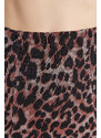 Trendyol Multi-Colored Leopard Print Lined Tulle A-Line/Awning A-Line Formal Midi Skirt