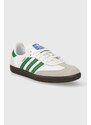 Sneakers boty adidas Originals Samba OG bílá barva, IG1024