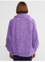 Dilvin 6821 Women Plush Coat Lilac