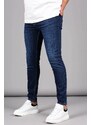 Madmext Blue Washed Skinny Fit Men's Jeans 6334