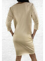 Moda Italia Dámské basic šaty DL4872BR