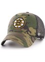 Kšiltovka 47brand NHL Boston Bruins zelená barva, vzorovaná