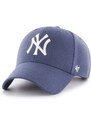 Čepice s vlněnou směsí 47brand MLB New York Yankees fialová barva, s aplikací