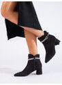 GOODIN Black classic suede women's boots Shelvt