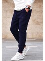 Madmext Navy Blue Basic Tracksuit 5433