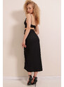 Bigdart 1880 Slit Skirt - Black