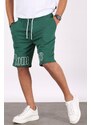 Madmext Men's Printed Green Capri Shorts 5439