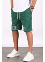 Madmext Men's Printed Green Capri Shorts 5439