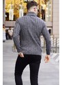 Madmext Anthracite Turtleneck Knitwear Sweater 5764