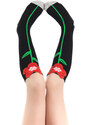 mshb&g Poppy Girls Kids' Floral Knee High Socks Black