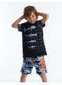 mshb&g Shark Boy T-shirt Shorts Set