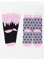 Denokids Panda & Crema Girls Socks Set 2