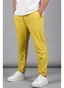 Madmext Yellow Muslin Men's Basic Trousers 5491