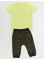 mshb&g Explorer Wolf Boy T-shirt Capri Shorts Set