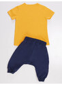 Denokids Scoop Size T-shirt Capri Shorts Set