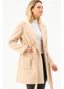 Z6778 DEWBERRY WOMEN'S COAT-BEIGE