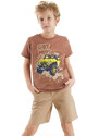 mshb&g Jeep Mood Boys T-shirt Gabardine Shorts Set