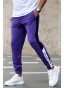 Madmext Purple Tracksuit with Side Stripes 2928