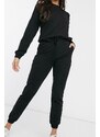 Know Women's Black Cotton Pajamas Set