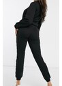 Know Women's Black Cotton Pajamas Set